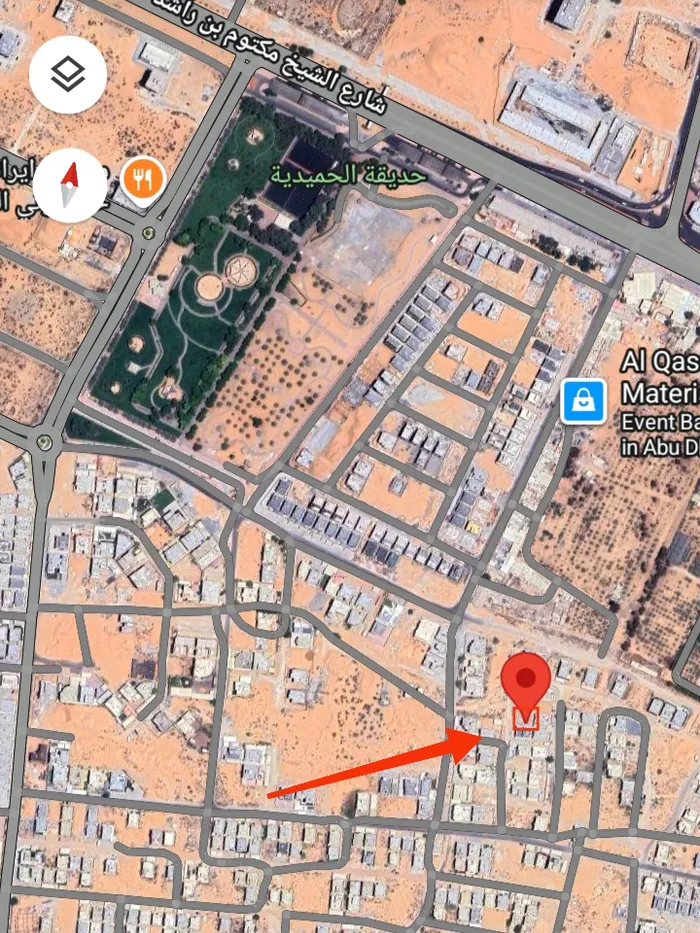 خلف حديقة الحميدية للبيع قطعة ارض سكني استثماري فلل بمنطقة الياسمين عجمان : Image 1