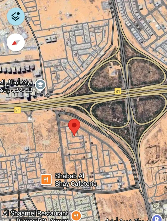 ارض تجارية زاوية شارعين قار العالية جلوبال g+4 : Image 1