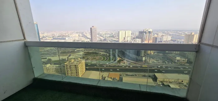 For annual rent, two rooms and a spacious hall in Rashidiya Tower 1, Ajman. ///For annual rent, two bedrooms and a hall, spacious area, Al Rashidiya Tower 1, Ajman. : Image 1