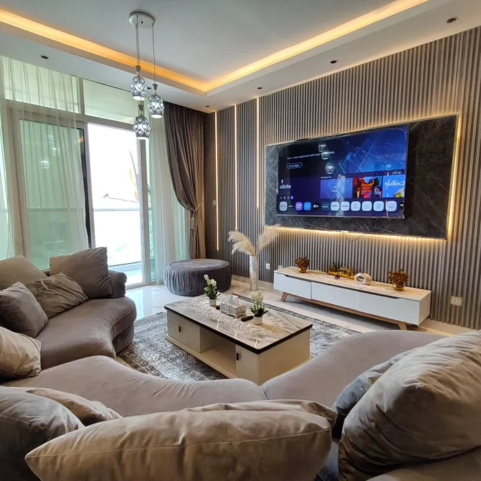 شقة فاخرة 3 غرف وصالة بإطلالة بحرية للبيع بأبراج الواحة : Image 1