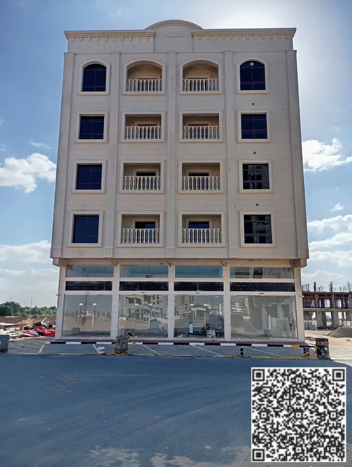 بناية جديدة مع الكهرباء وتكييف مركزي واجهه حجر موقع مميز منطقة العالية عجمان : Image 1