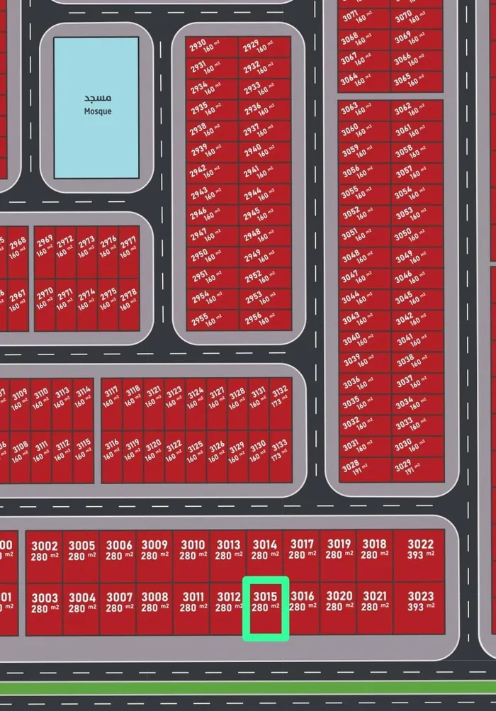 Main-Road Villa Plot for Sale | Basatin Al Serra, UAQ | Easy Installments : Image 1