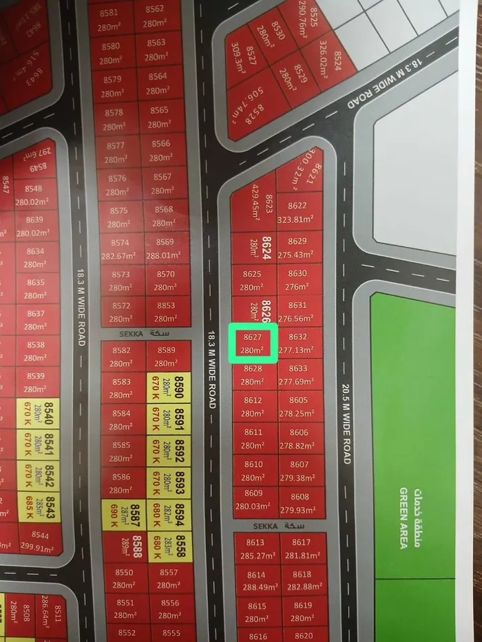 Residential Plot for Sale in Zahya 1, Ajman | G+2 Permit | Freehold : Image 1