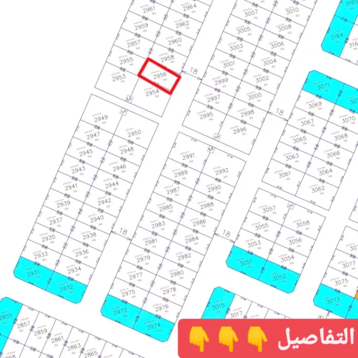 ارض سكنيه للبيع فى بساتين الزبير ضاحية الرحمانيه : Image 1