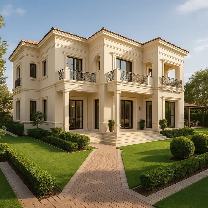 فيلا فاخرة مستقلة مقابل الحديقة – ند الشبا : Image 1