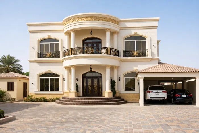 بمساحه واسعه فيلا بي سعر مناسب وفرصه لراحه اسرتك وبالك  في افضل مناطق عجمان : Image 1