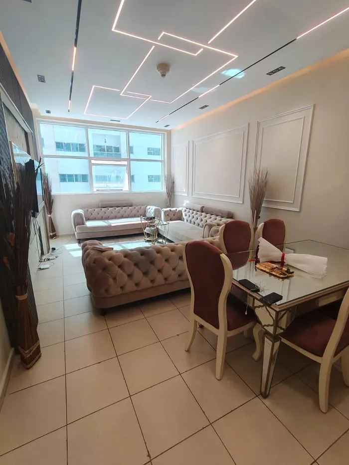 شقة فاخرة للبيع في ابراج عجمان ون كورنيش عجمان غرفتين و صالة مع الفرش و تشطيب سوبر ديلوكس : Image 1