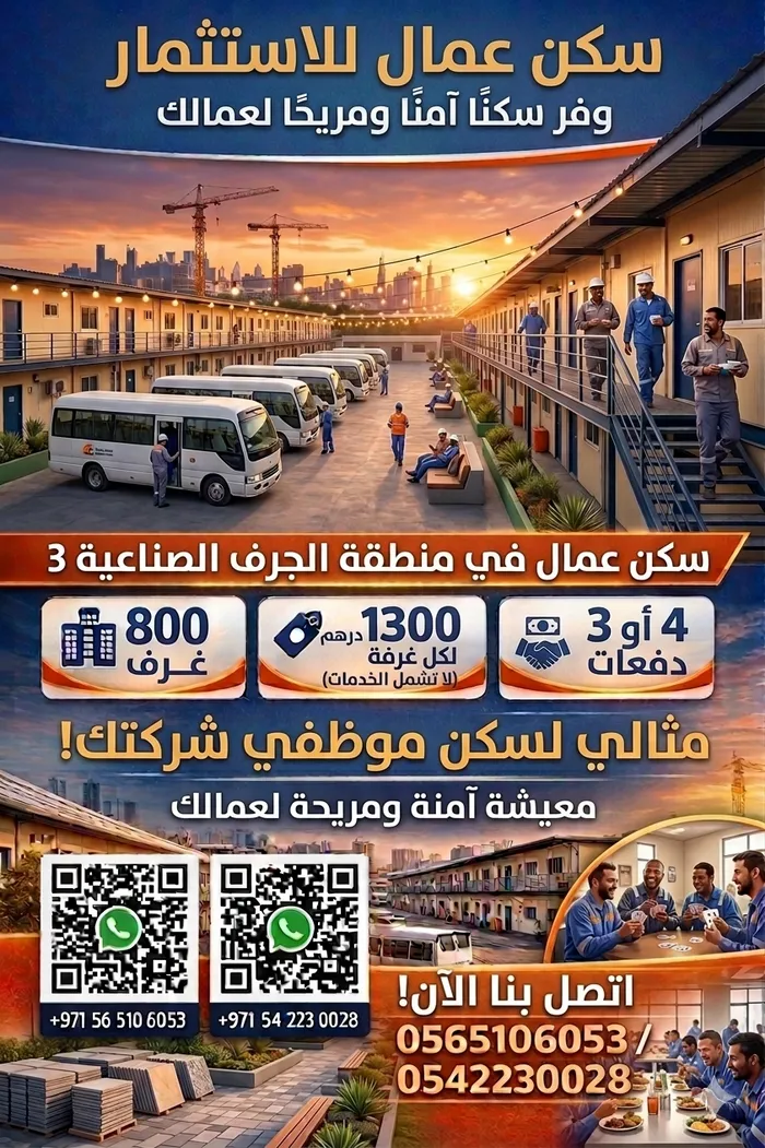 🏢 Labor Camp for Rent — Al Jurf Industrial Area 3 : Image 1