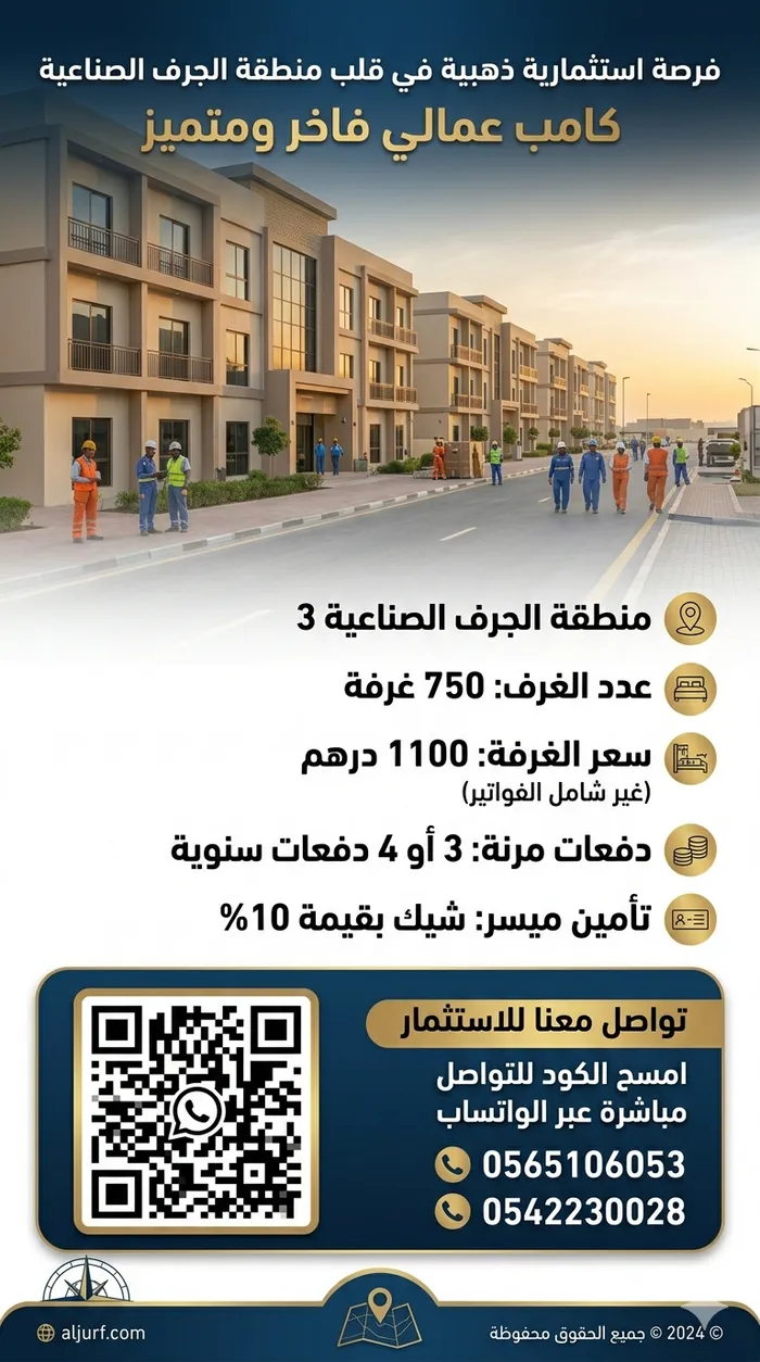 Labor Camp for Rent — Al Jurf Industrial : Image 1