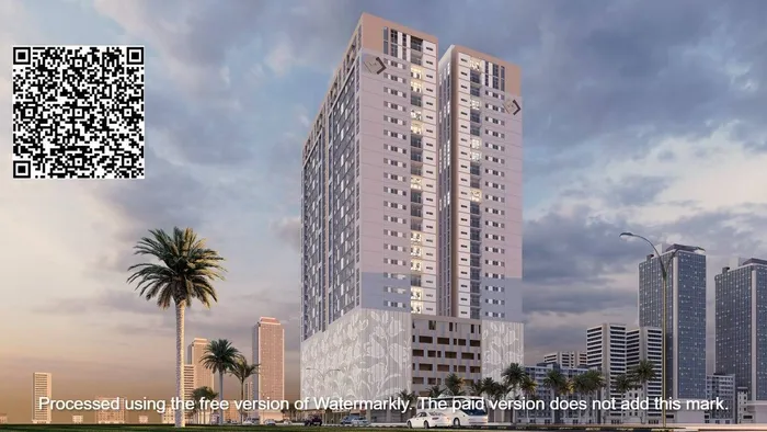 شقة للبيع في برج بلوبيل في مساكن العامرة سعر خاص مع خطة دفع مريحه بدون اي رسوم : Image 1