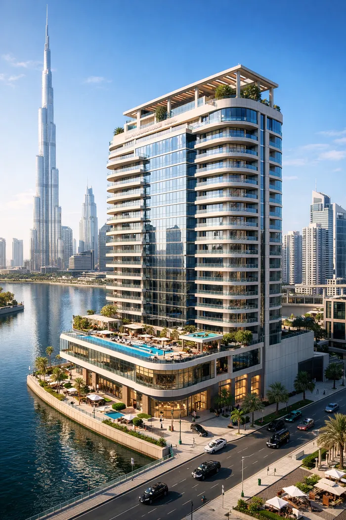 فندق فاخر 5 نجوم للبيع في بزنس باي – فرصة استثمارية نادرة بعائد مرتفع : Image 1