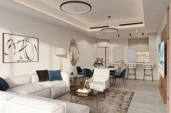 شقة غرفتين بإطلالة مباشرة على الواجهة المائية  2BHK Waterfront | 2349 Sqft | Ajman Creek Tower : Image 1